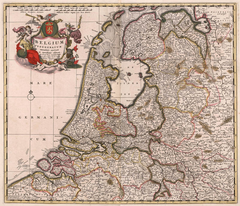 Nederland Belgium Foederatum 1700 De Wit